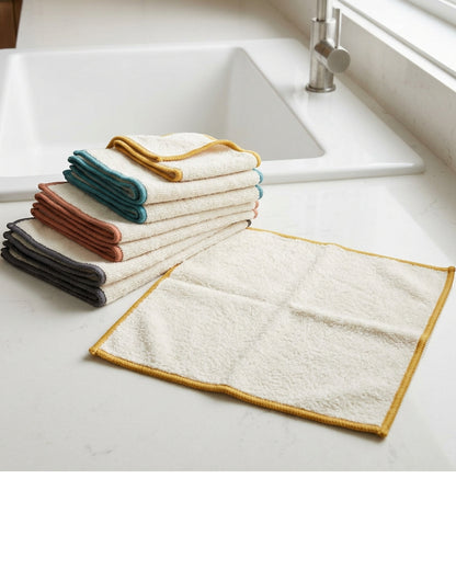 Cresi Cotton Terry Dish Cloths 25 x 25 cm Eight Pack - Lifestyle view