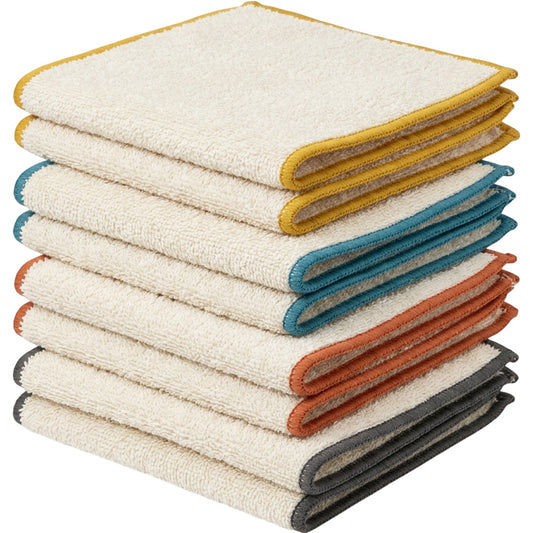 Cresi Cotton Terry Dish Cloths 25 x 25 cm Eight Pack - Product view