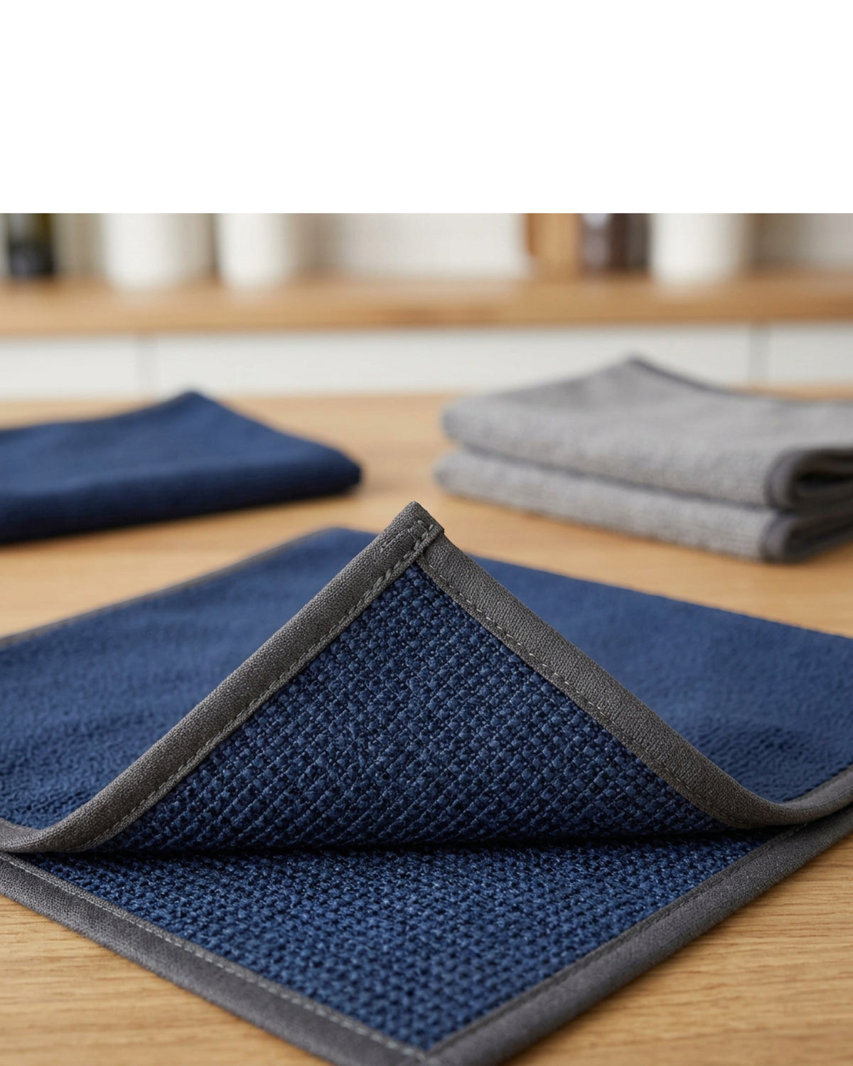 Cresi Dual-Texture Cleaning Cloths 28 x 28 cm Four Pack - Detail view