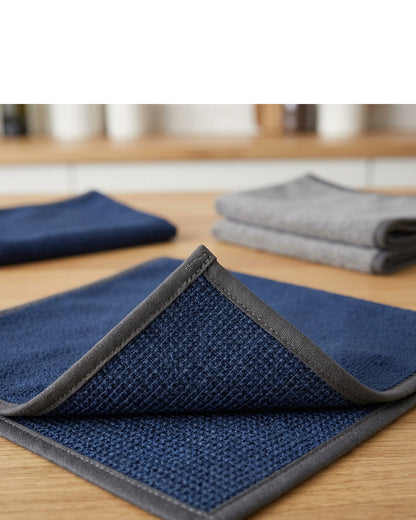 Cresi Dual-Texture Cleaning Cloths 28 x 28 cm Four Pack - Detail view