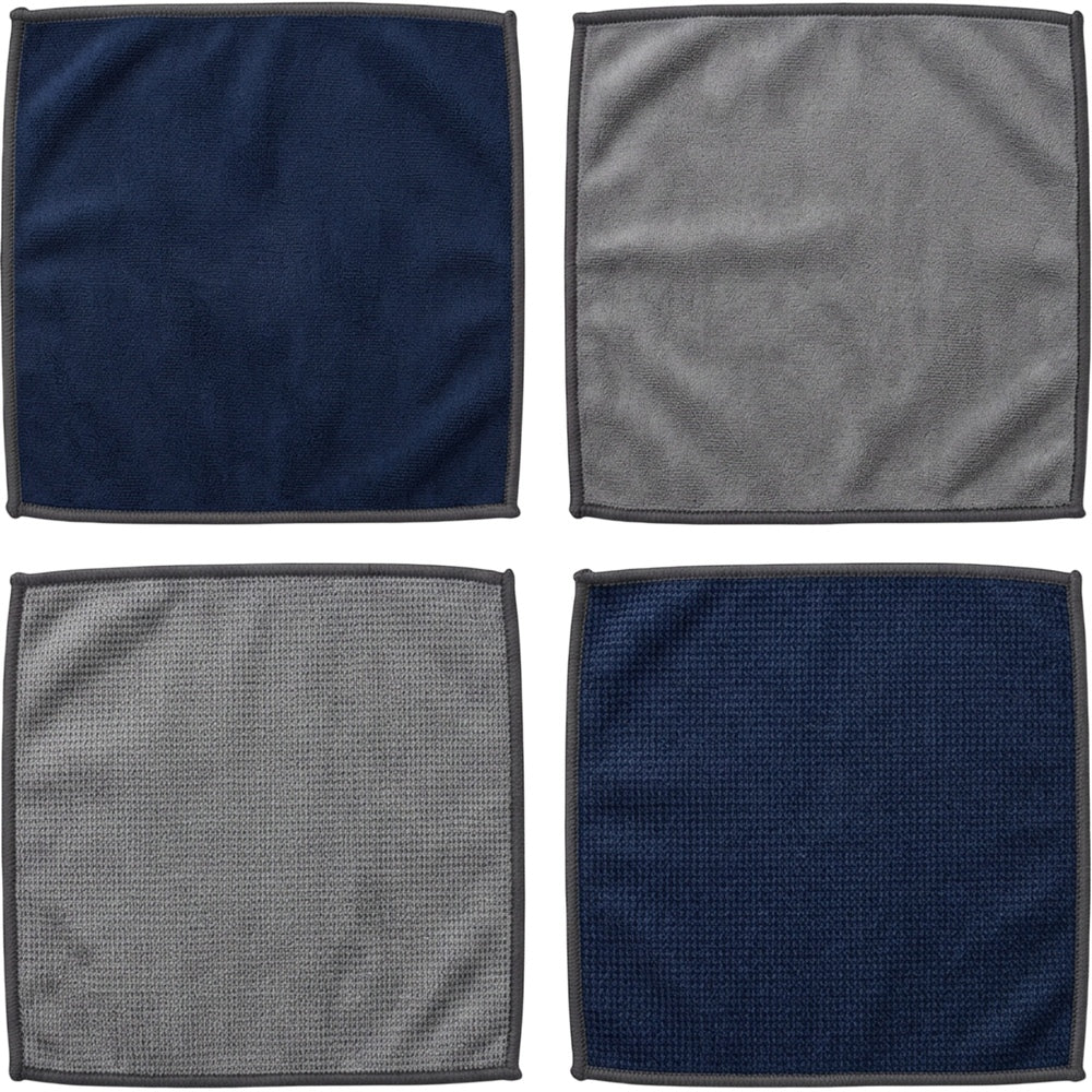 Cresi Dual-Texture Cleaning Cloths 28 x 28 cm Four Pack - Product view