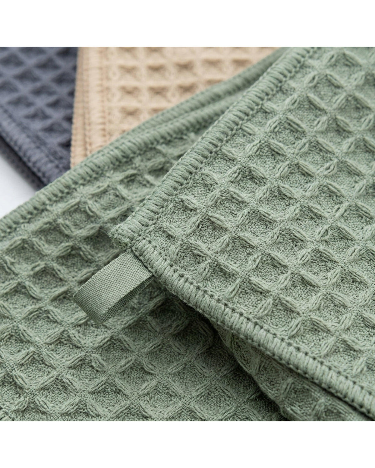 Cresi Waffle Microfiber Cleaning Cloths 30 x 30 cm Six Pack - Detail view